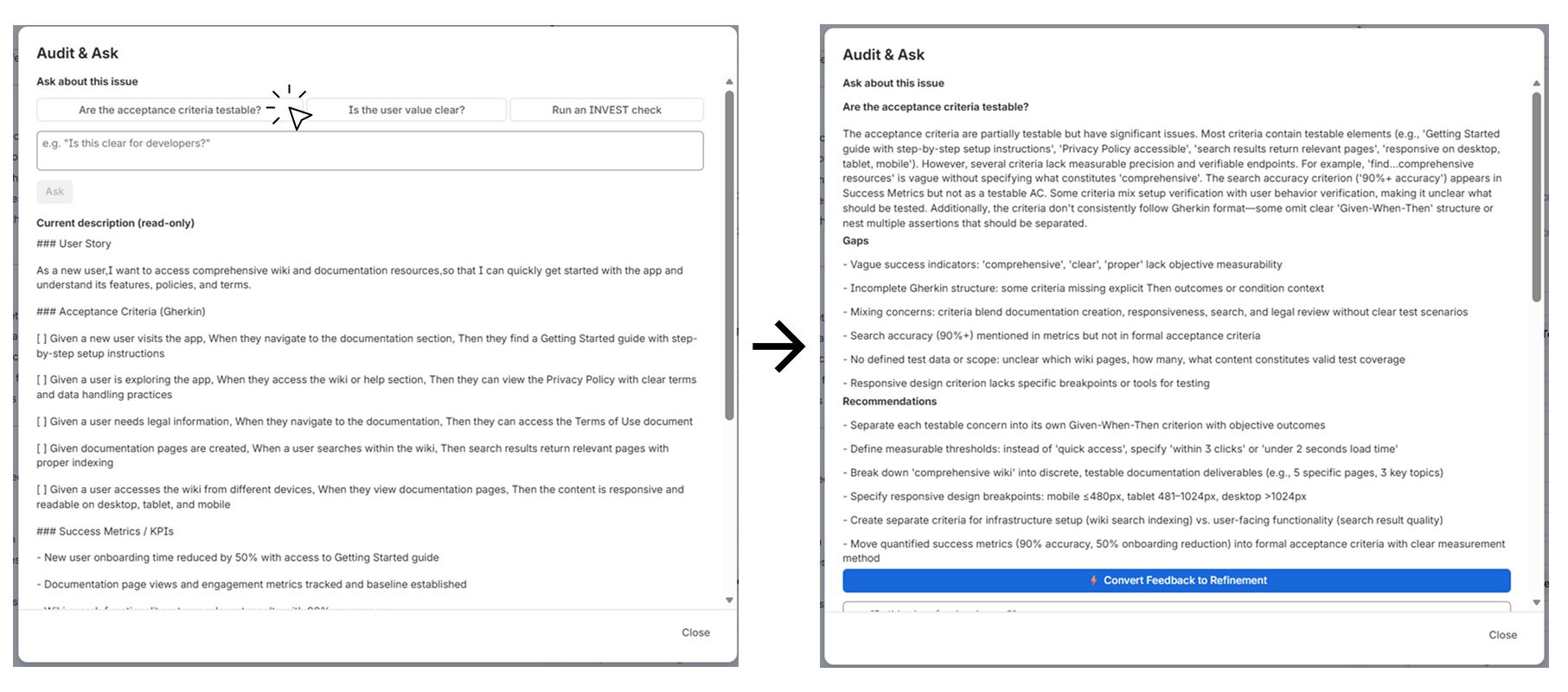 Audit & Ask Sparring