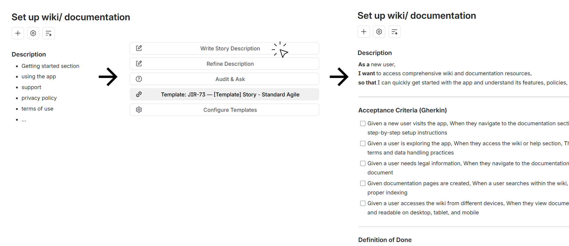 Instant Description Generation